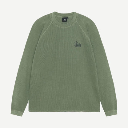 Raglan Thermal Basic Stock - Sage - Galvanic.co