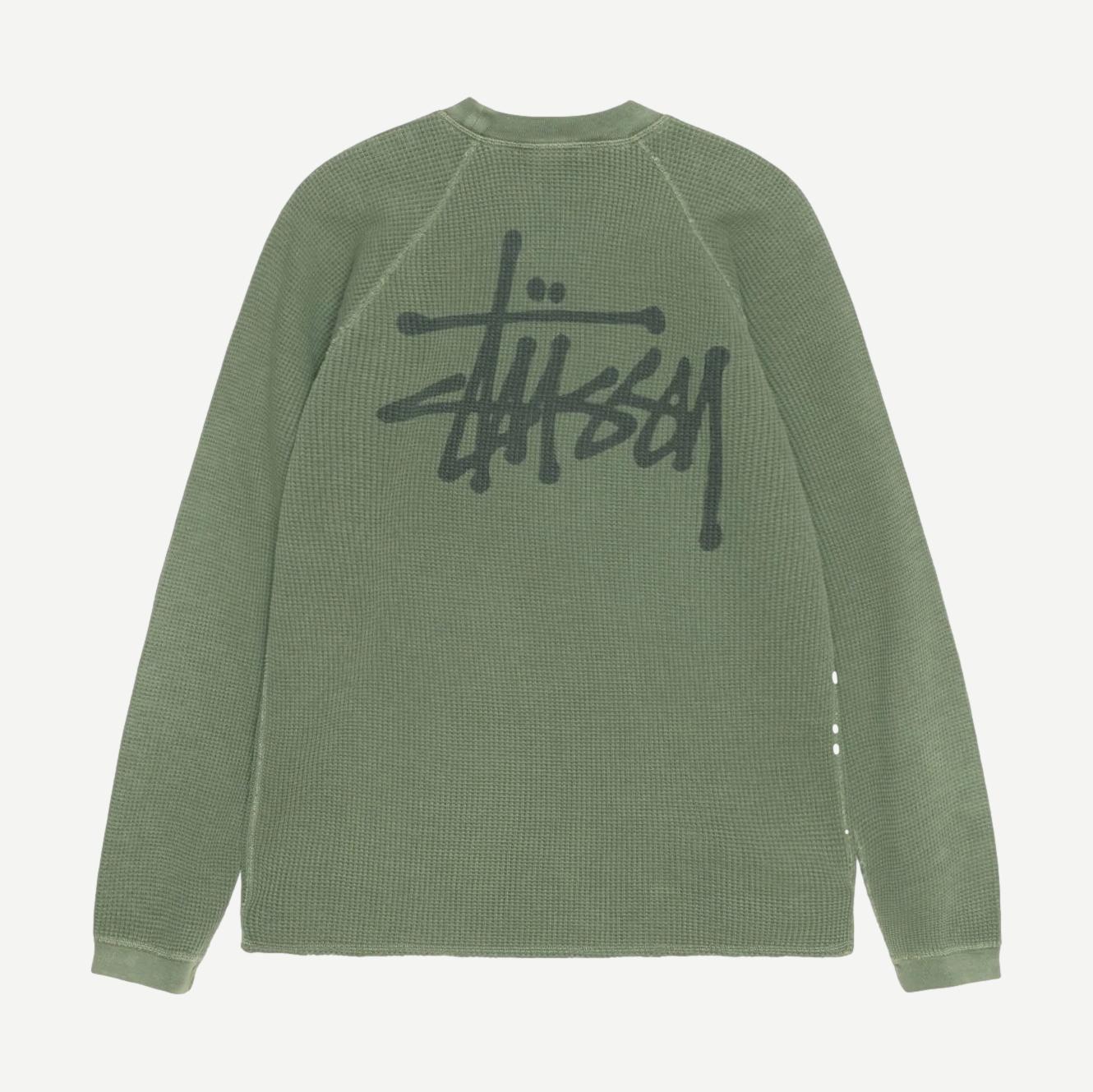 Raglan Thermal Basic Stock - Sage - Galvanic.co
