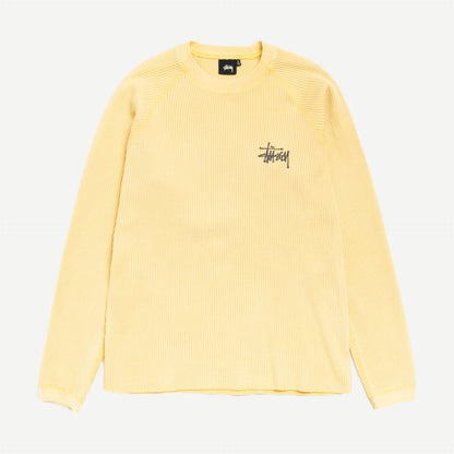 Basic Stussy Thermal - Pale Yellow