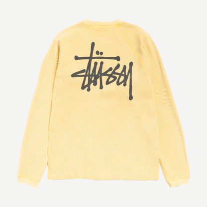 Basic Stussy Thermal - Pale Yellow