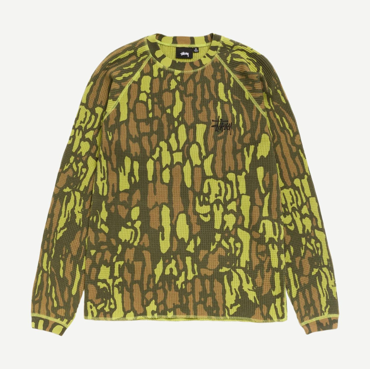 Basic Stussy Thermal - Tree Bark Camo