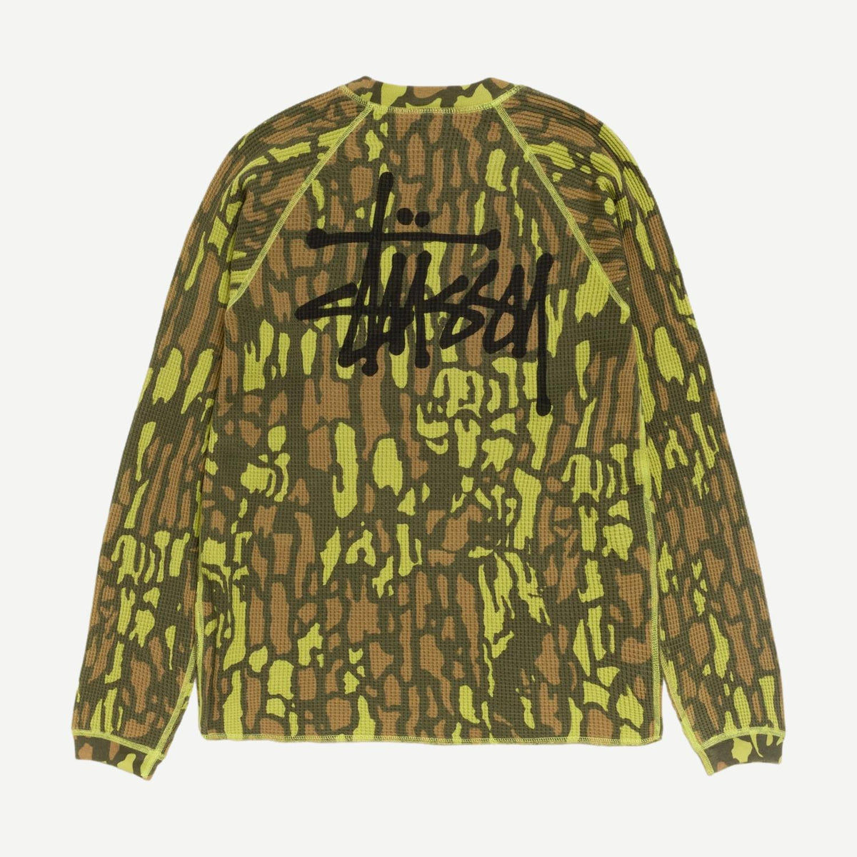 Basic Stussy Thermal - Tree Bark Camo