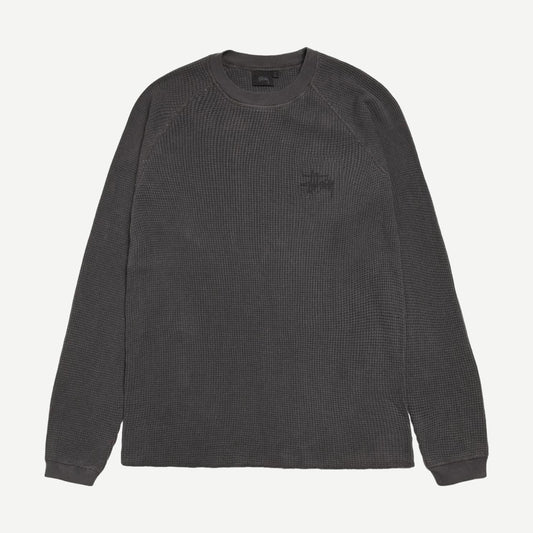 Basic Stussy Thermal - Washed Black - Galvanic.co