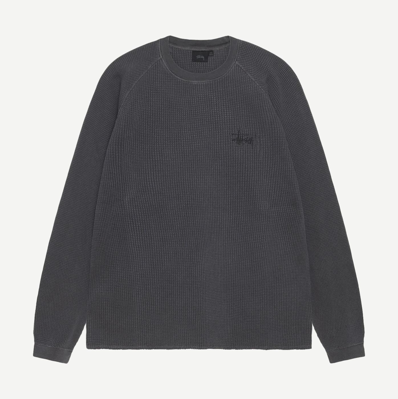 Raglan Thermal Basic Stock - Washed Black - Galvanic.co