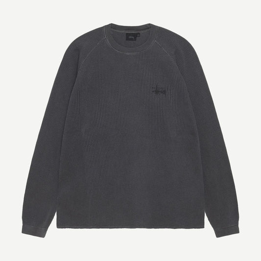 Raglan Thermal Basic Stock - Washed Black - Galvanic.co