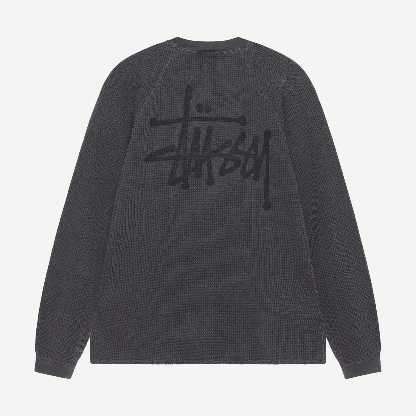 Raglan Thermal Basic Stock - Washed Black - Galvanic.co