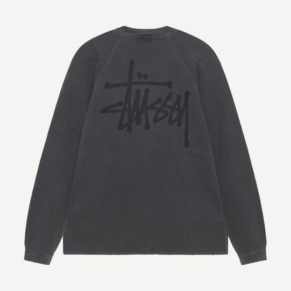 Raglan Thermal Basic Stock - Washed Black - Galvanic.co
