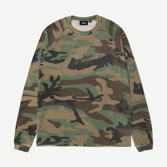 Raglan Thermal Basic Stock - Woodland Camo - Galvanic.co