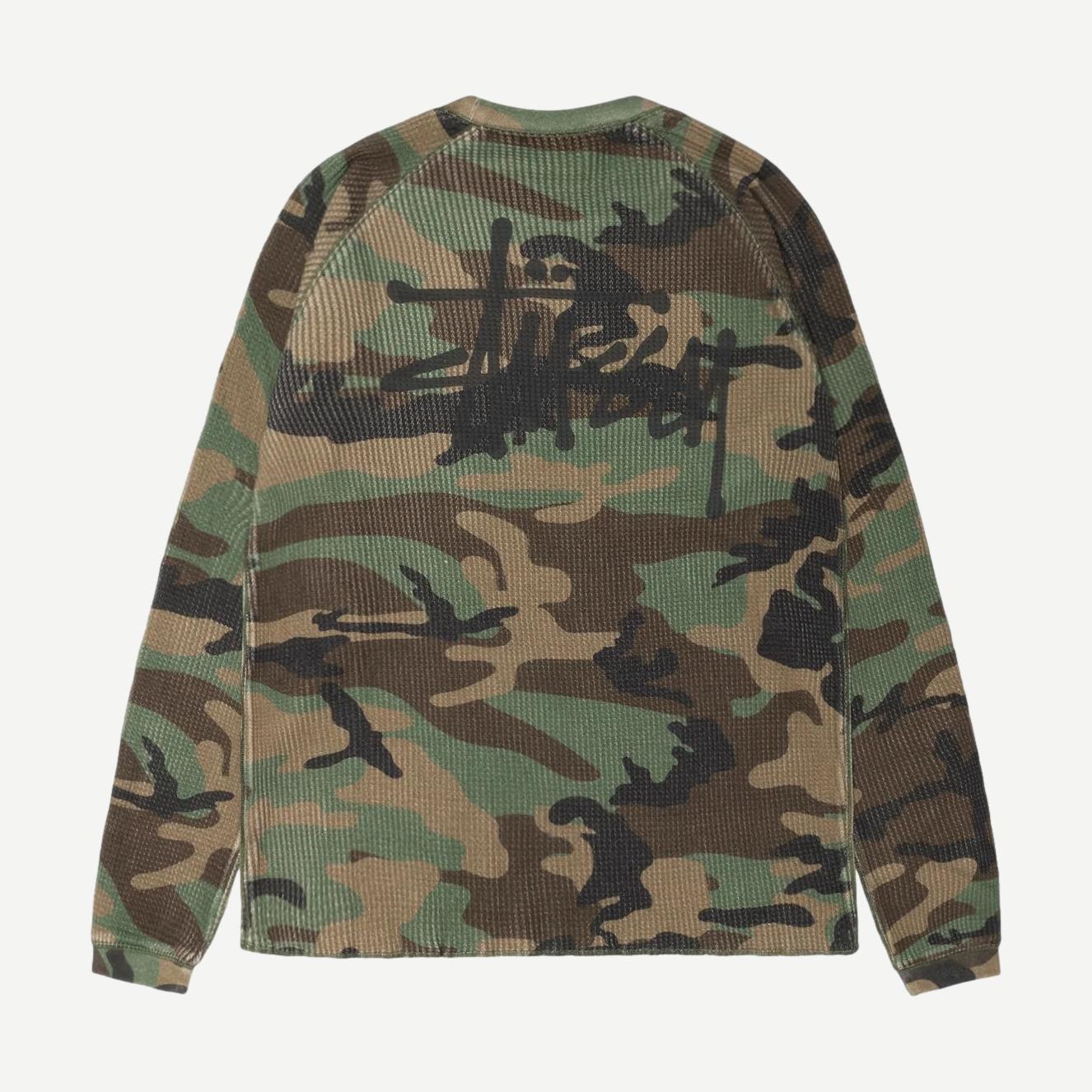 Raglan Thermal Basic Stock - Woodland Camo - Galvanic.co