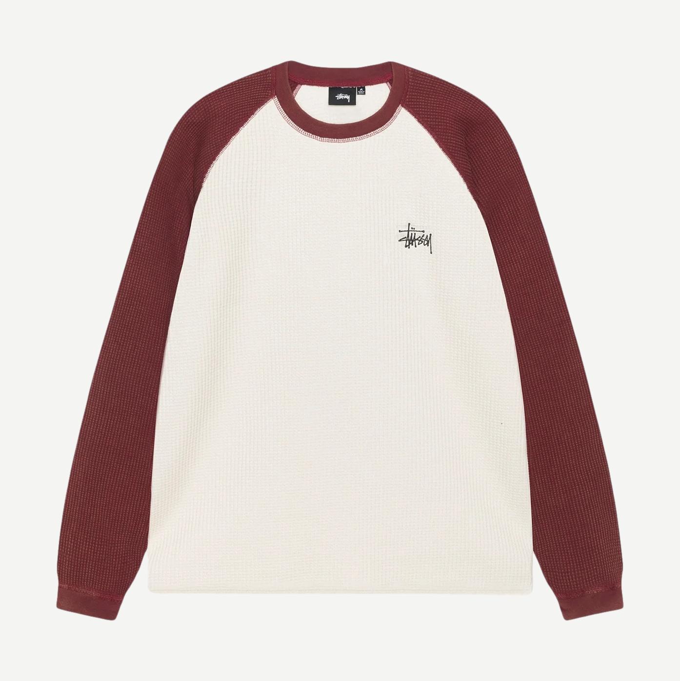 Raglan Thermal 2 Tone - Off White - Galvanic.co