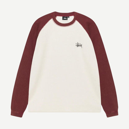 Raglan Thermal 2 Tone - Off White - Galvanic.co