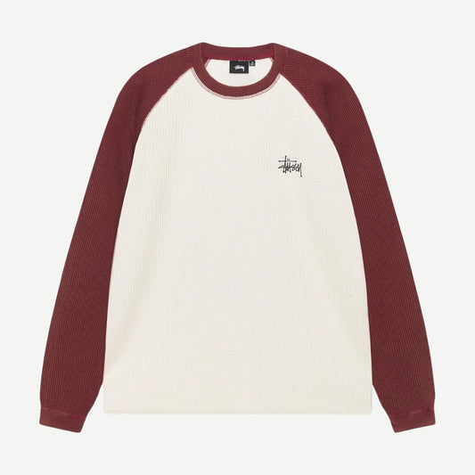 Raglan Thermal 2 Tone - Off White - Galvanic.co