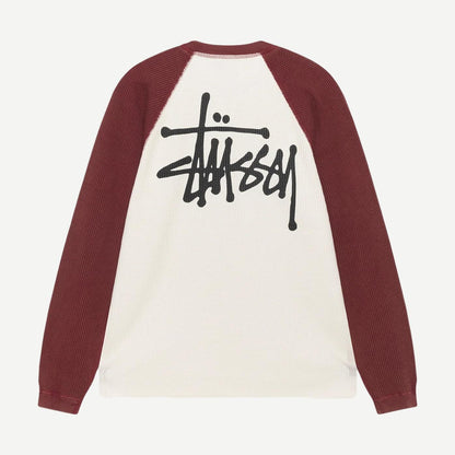 Raglan Thermal 2 Tone - Off White - Galvanic.co
