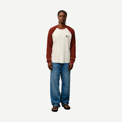 Raglan Thermal 2 Tone - Off White - Galvanic.co