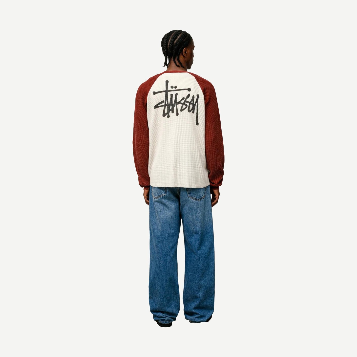 Raglan Thermal 2 Tone - Off White - Galvanic.co