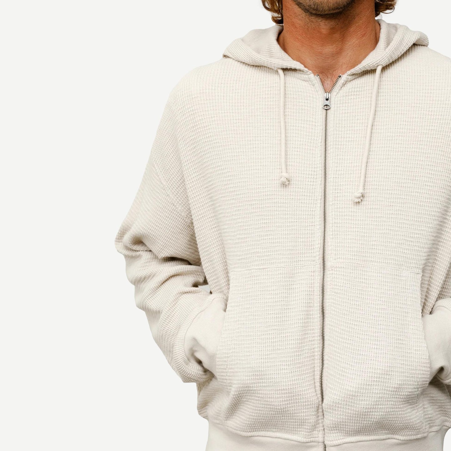 Lightweight Thermal Hoodie - Bone