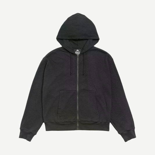 Lightweight Thermal Hoodie - Faded Black - Galvanic.co
