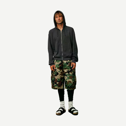 Lightweight Thermal Hoodie - Faded Black