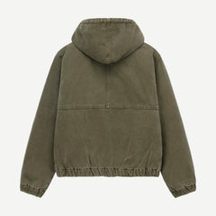 Canvas Insulated Work Jacket - Olive Drab - Galvanic.co