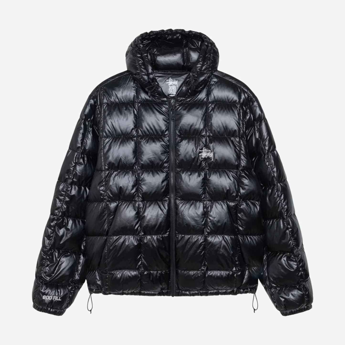 Midweight Hooded Puffer - Black - Galvanic.co