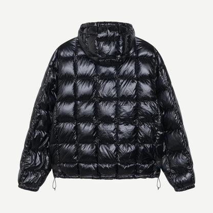 Midweight Hooded Puffer - Black - Galvanic.co