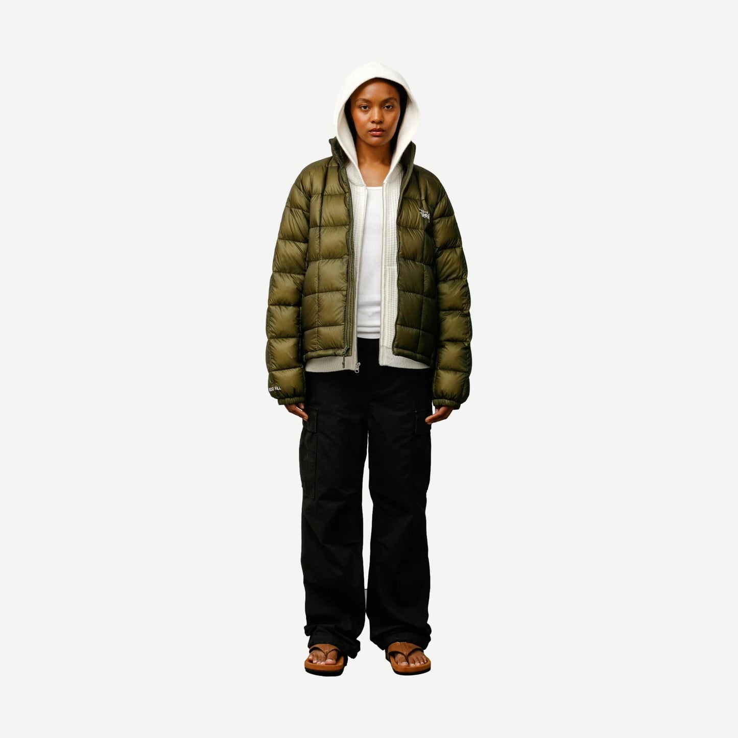 Midweight Puffer - Olive - Galvanic.co