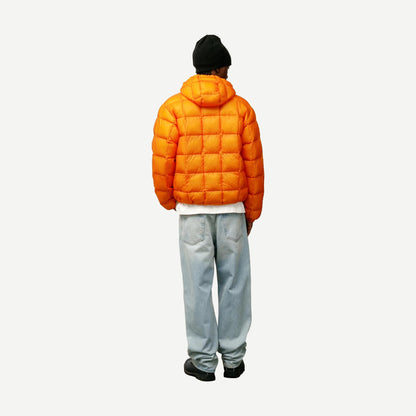 Midweight Hooded Puffer - Orange - Galvanic.co