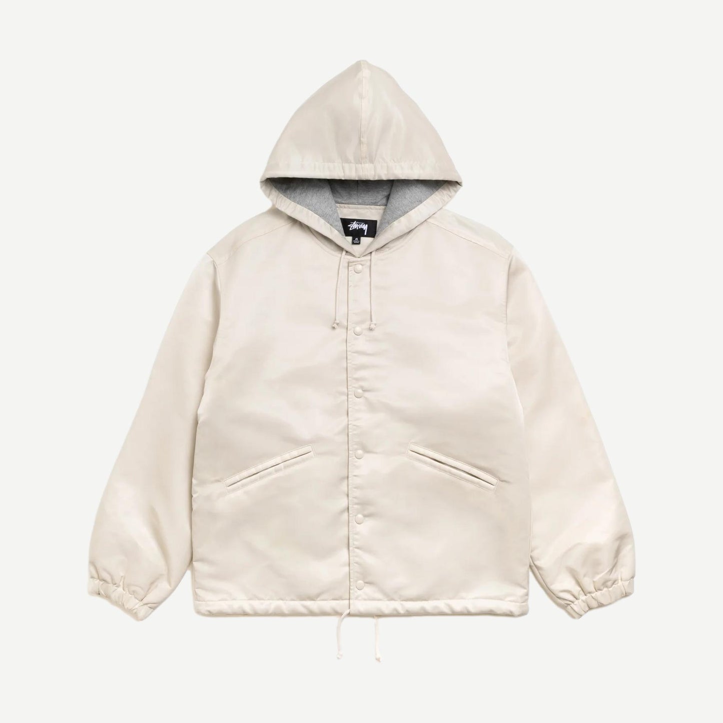 Hooded Coaches Jacket - Bone