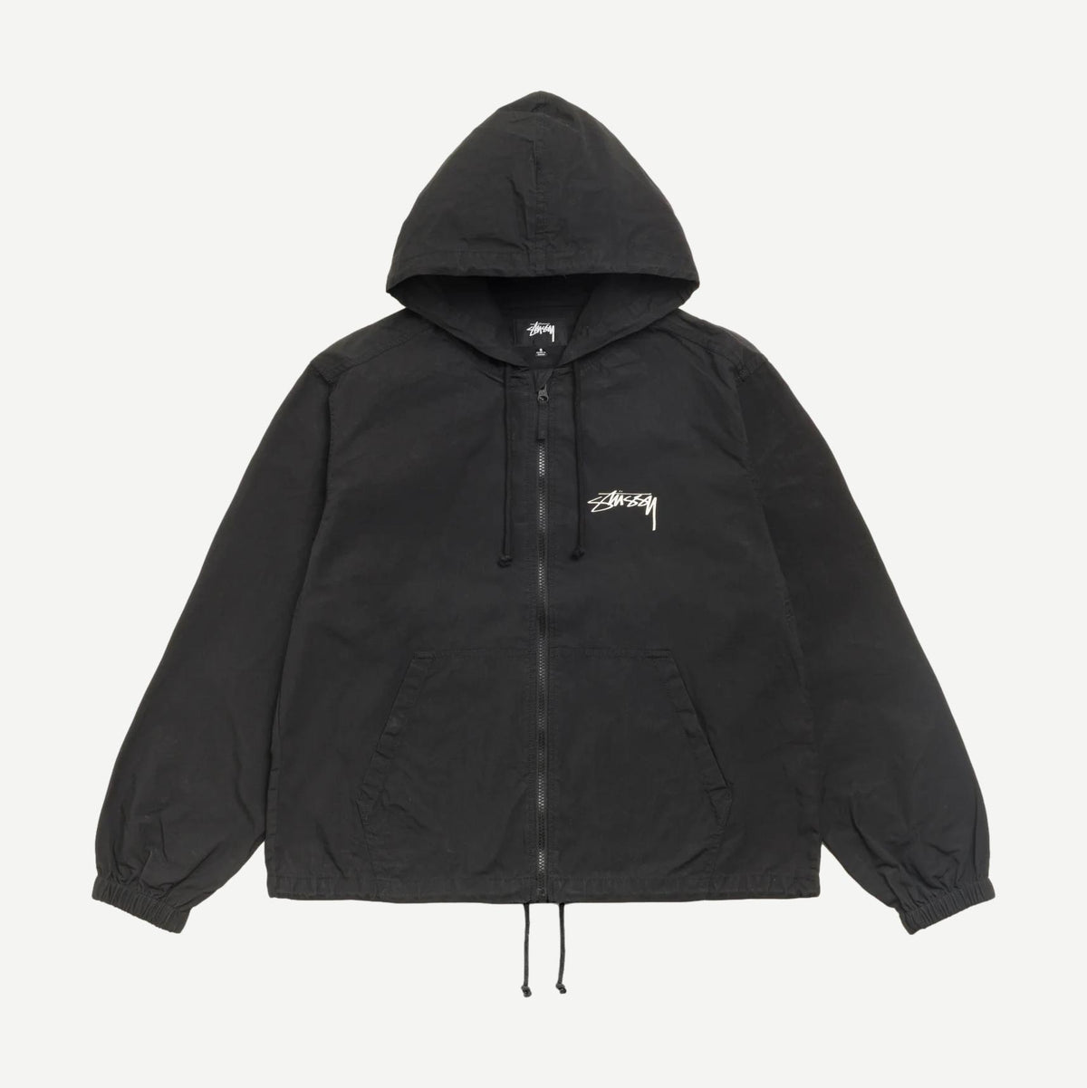 Waxed Cotton Beach Shell - Black