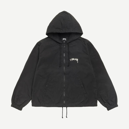 Waxed Cotton Beach Shell - Black