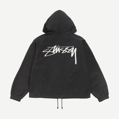 Waxed Cotton Beach Shell - Black
