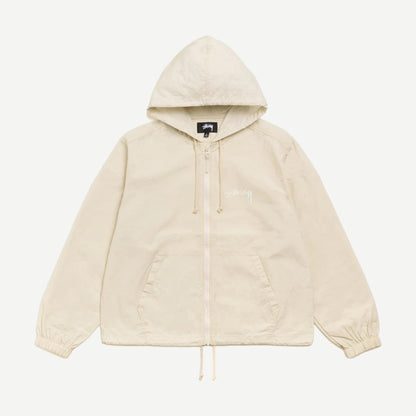 Waxed Cotton Beach Shell - Stone
