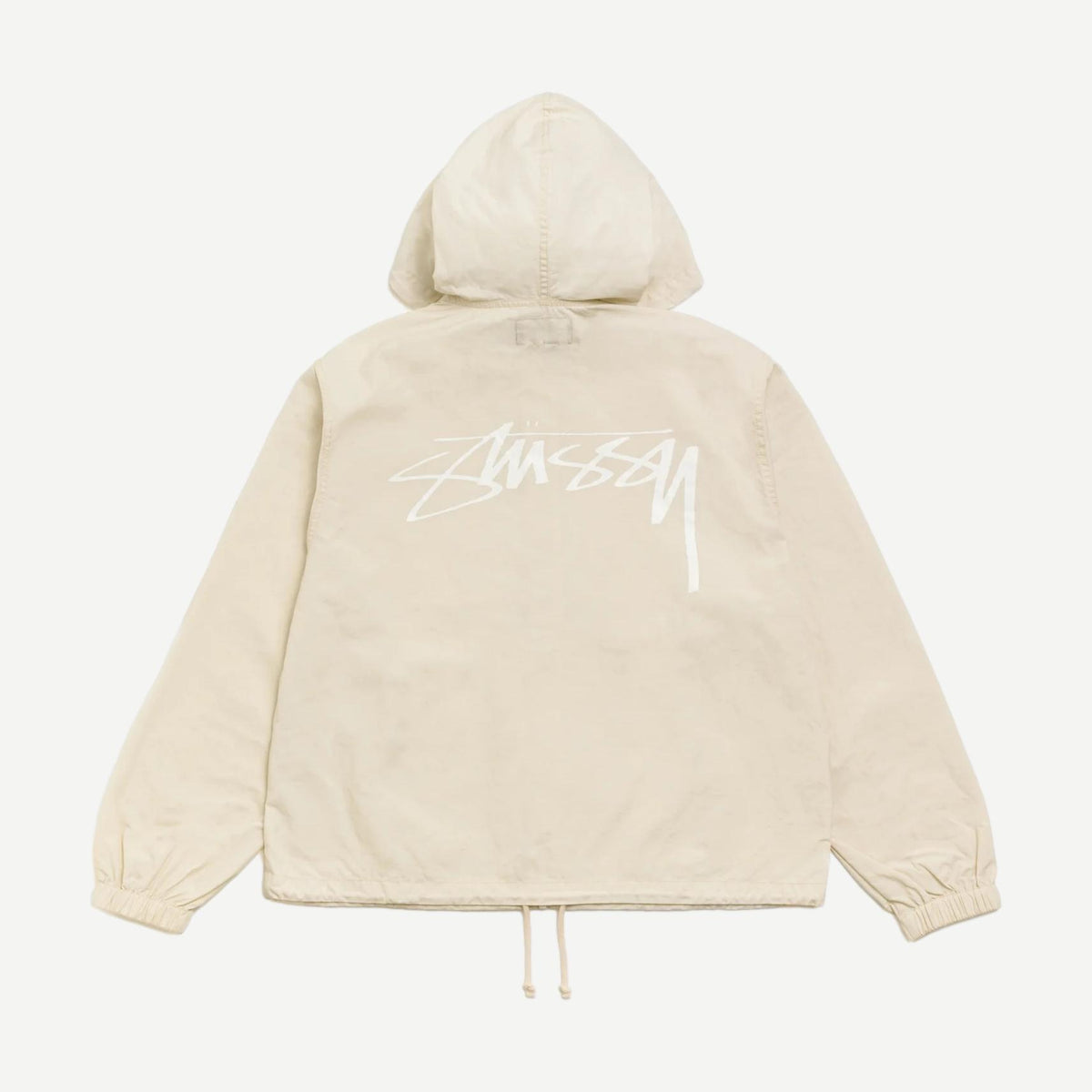 Waxed Cotton Beach Shell - Stone
