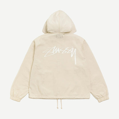 Waxed Cotton Beach Shell - Stone