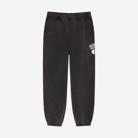 Stussy 80 Fleece Pant - Washed Black - Galvanic.co