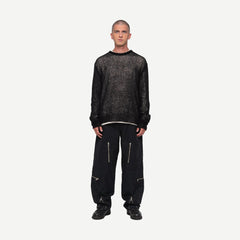 S Loose Knit Sweater - Black - Galvanic.co