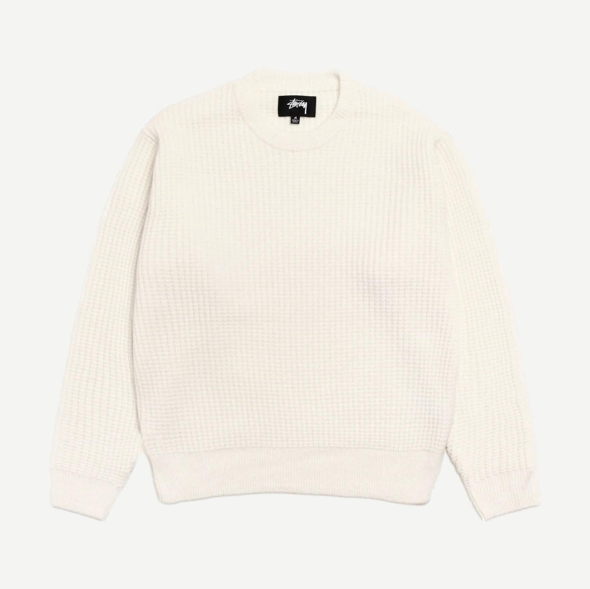 Waffle Cashmere Sweater - Ivory - Galvanic.co