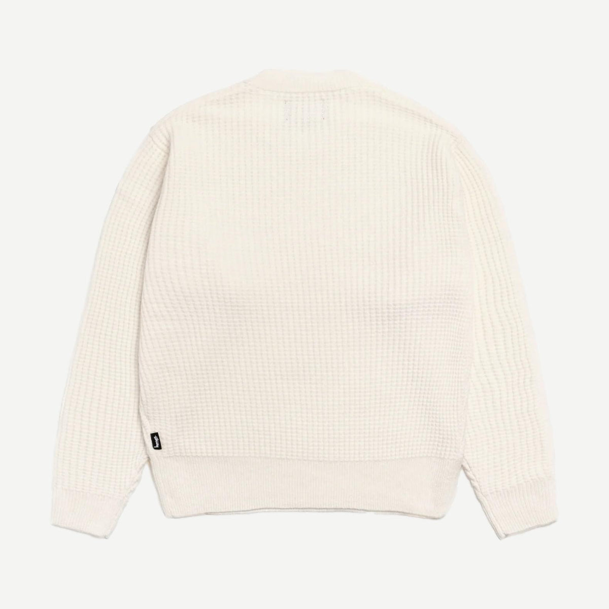 Waffle Cashmere Sweater - Ivory - Galvanic.co