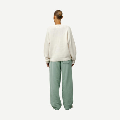 Waffle Cashmere Sweater - Ivory - Galvanic.co