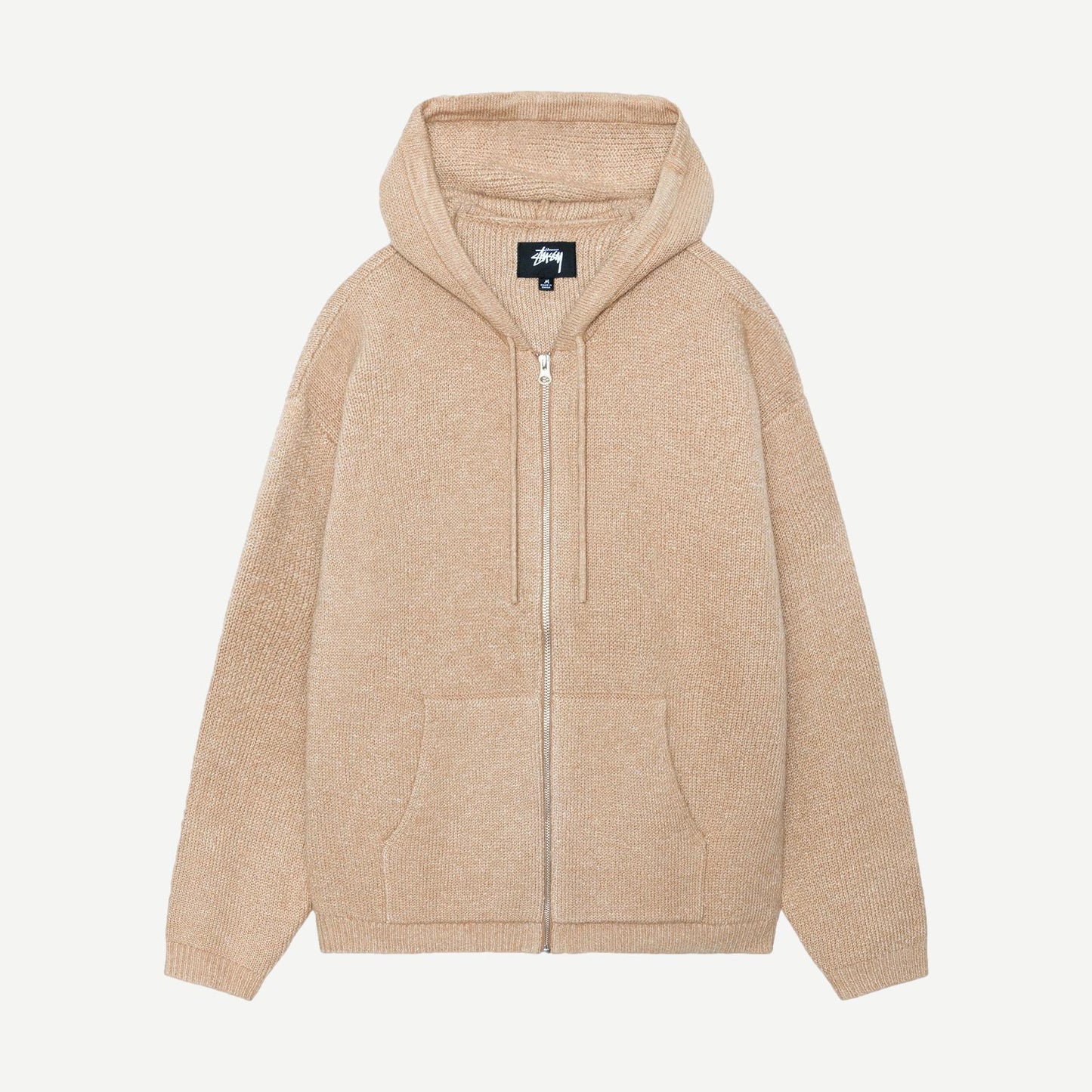 Zip Up Hooded Sweater - Camel - Galvanic.co