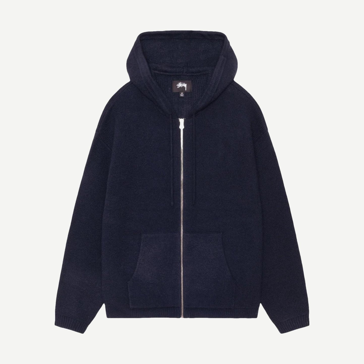 Zip Up Hooded Sweater - Navy - Galvanic.co