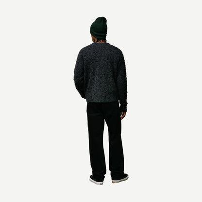Textured Cardigan - Black - Galvanic.co