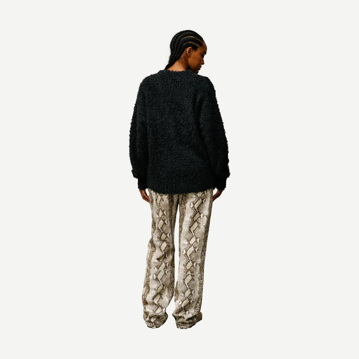 Textured Cardigan - Black - Galvanic.co