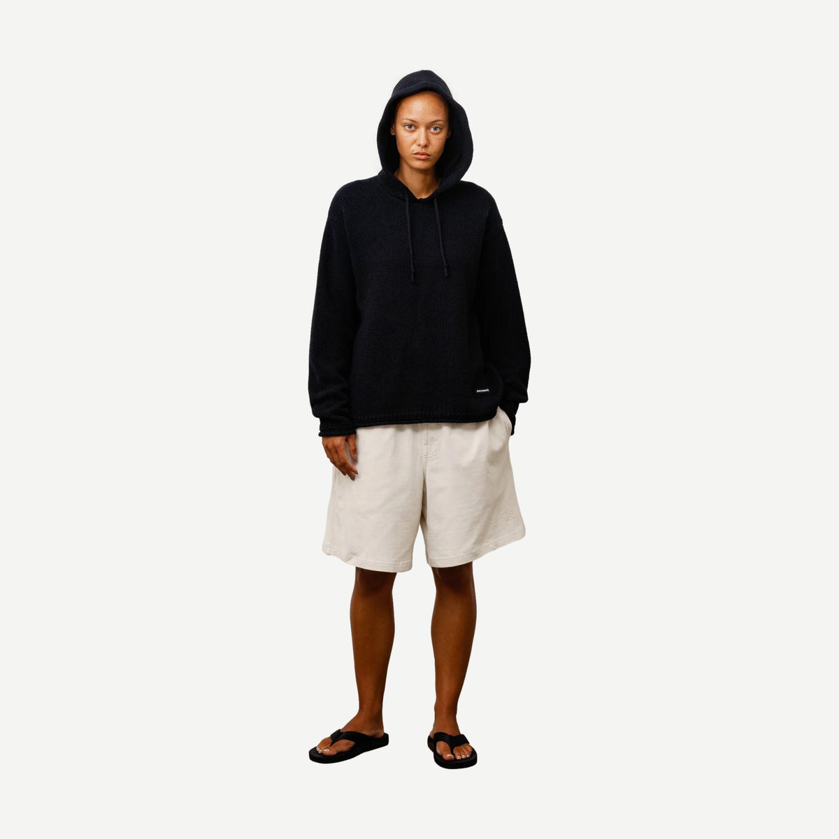 Beach Hooded Sweater - Black - Galvanic.co