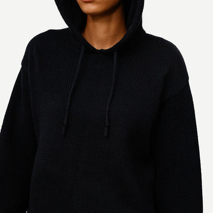 Beach Hooded Sweater - Black - Galvanic.co
