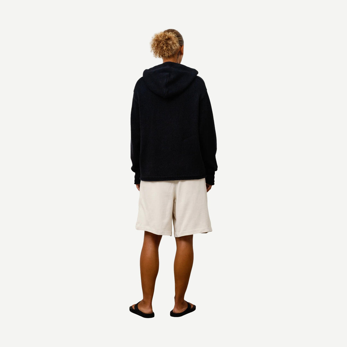 Beach Hooded Sweater - Black - Galvanic.co