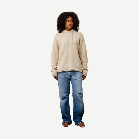 Beach Hooded Sweater - Oatmeal - Galvanic.co