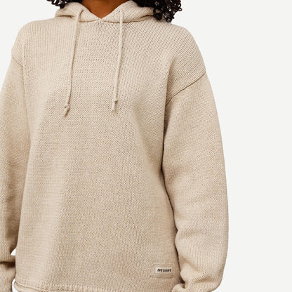 Beach Hooded Sweater - Oatmeal - Galvanic.co