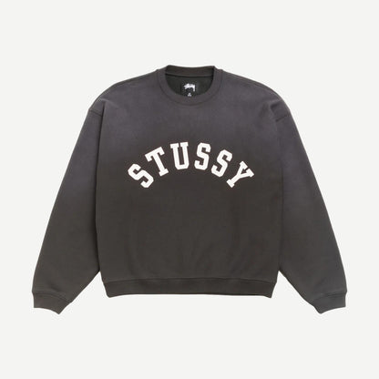 Sun Faded Oversize Crew - Black - Galvanic.co