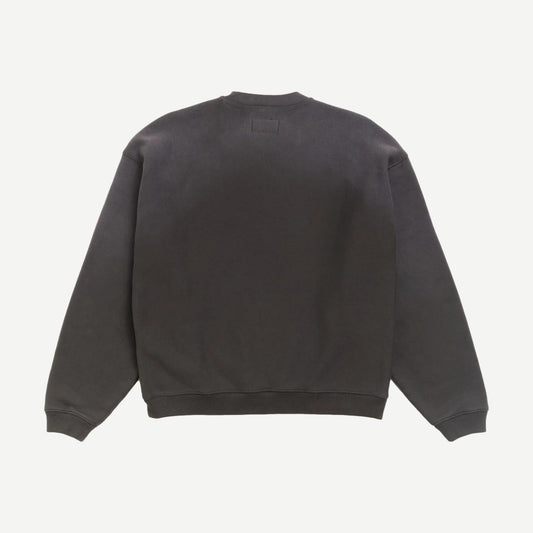 Sun Faded Oversize Crew - Black - Galvanic.co